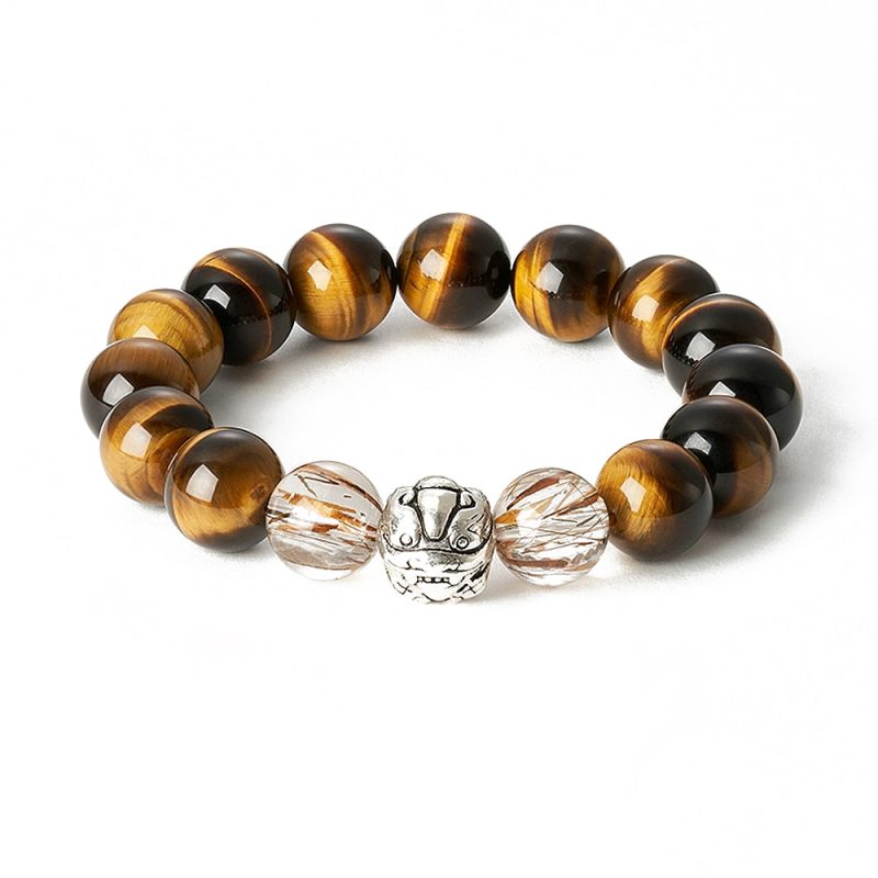 「Gold」Luminescent Tiger's Soul Crystal Bracelet