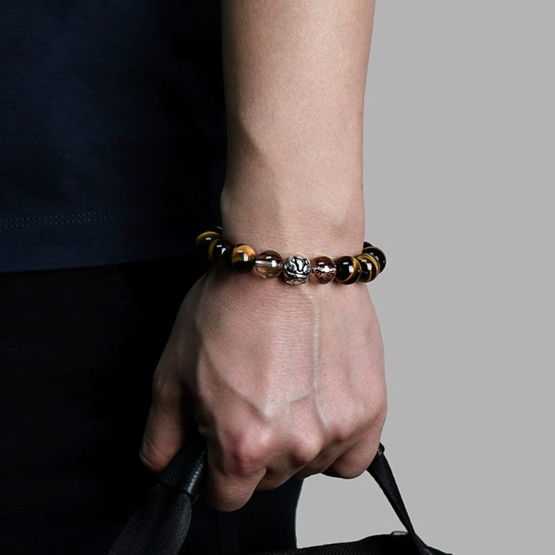「Gold」Luminescent Tiger's Soul Crystal Bracelet - Image 4